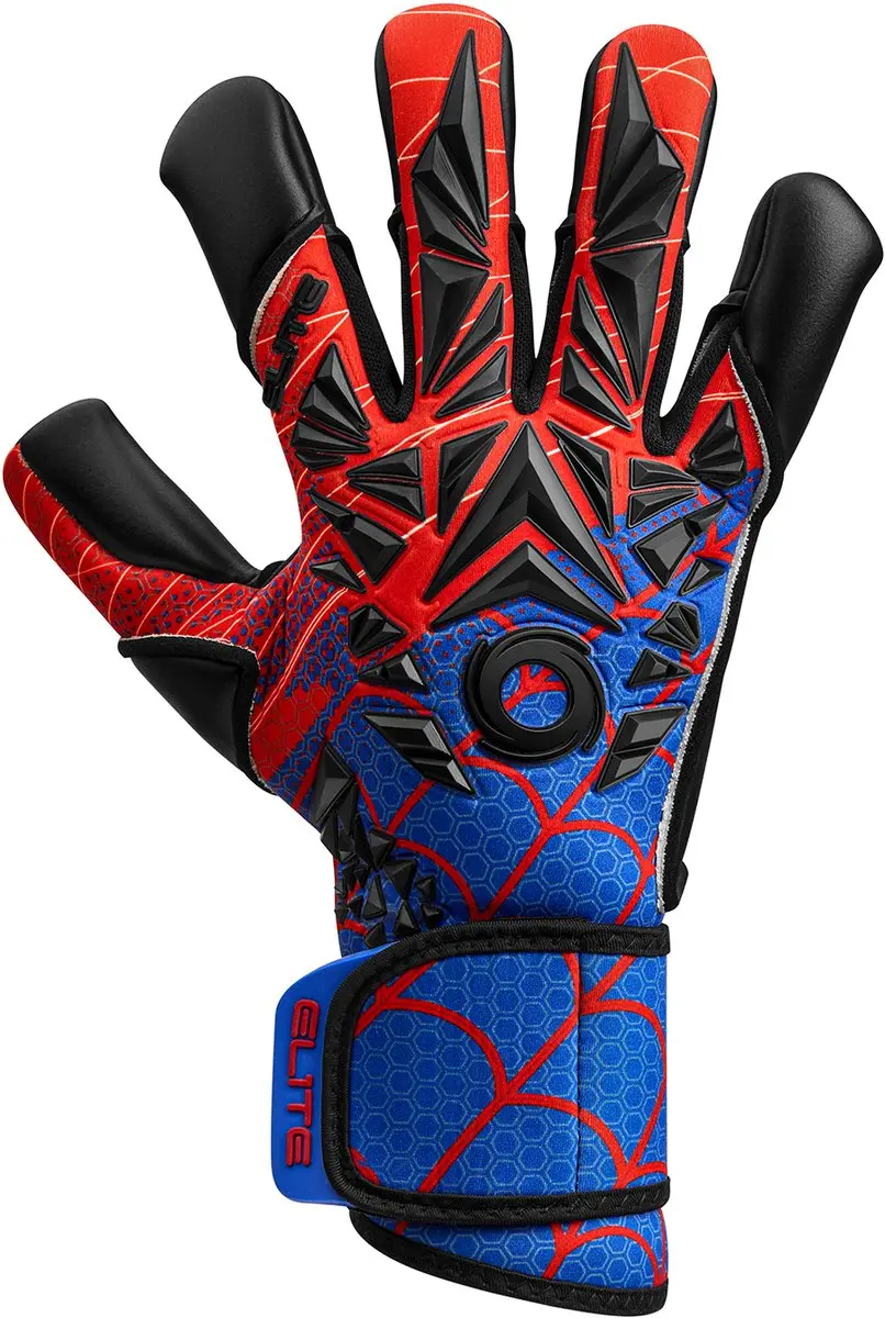 Elite Sport Spin Keepershandschoenen - Zwart/Paars/Rood - afbeelding 3 van 5