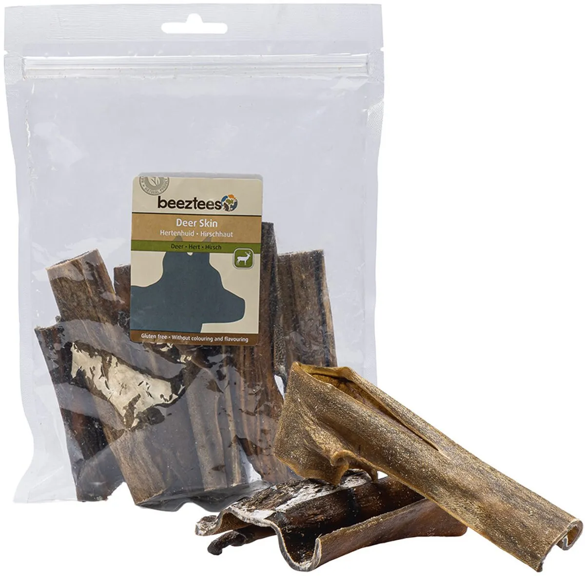 Beeztees Hertenkophuid Hondensnack 200g