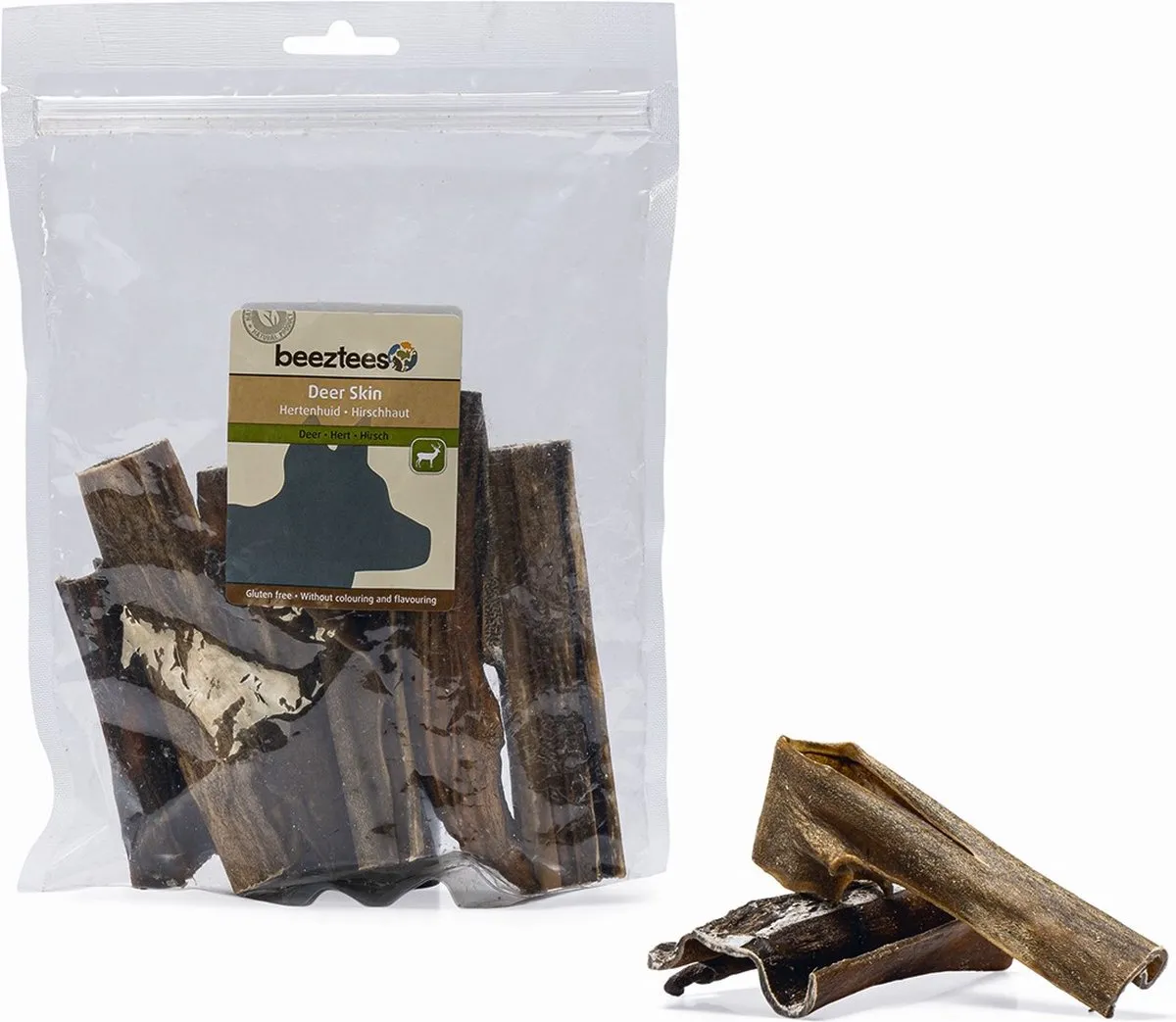 Beeztees Hertenkophuid Hondensnack 200g