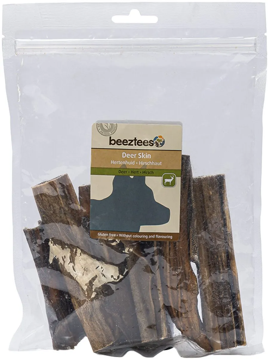 Beeztees Hertenkophuid Hondensnack 200g