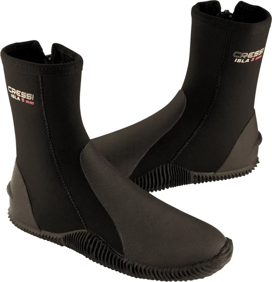 Cressi Isla Neoprene 5 Mm Duikbooties Zwart,Grijs EU 48-49