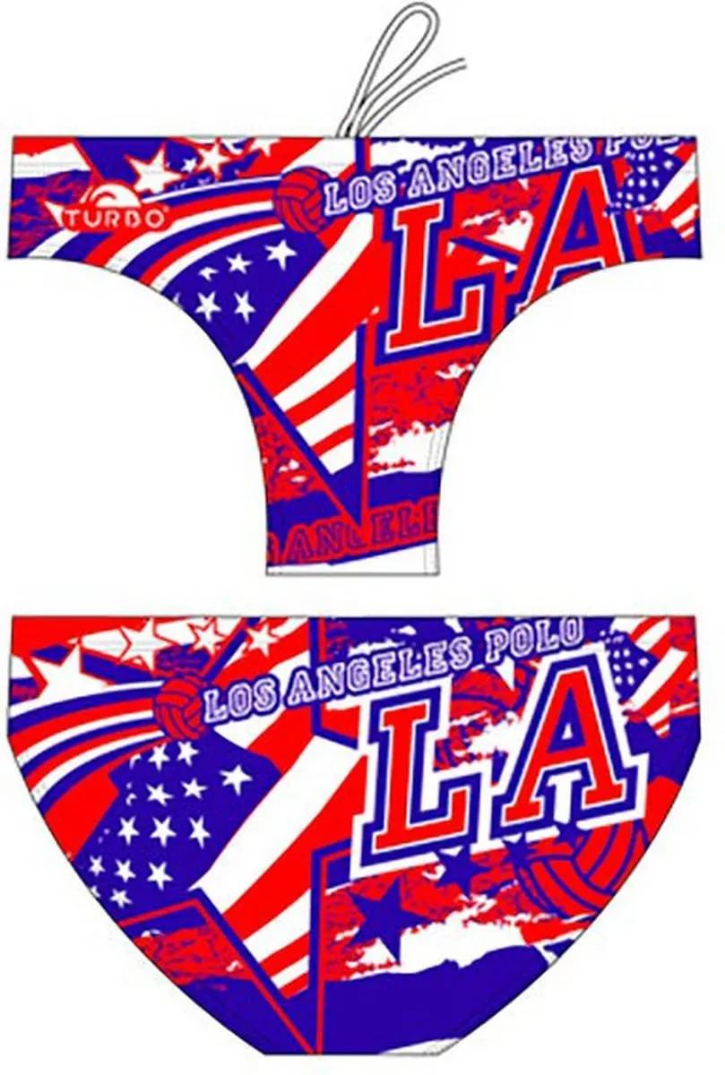 Turbo La Stars Zwemslip Rood XL Man