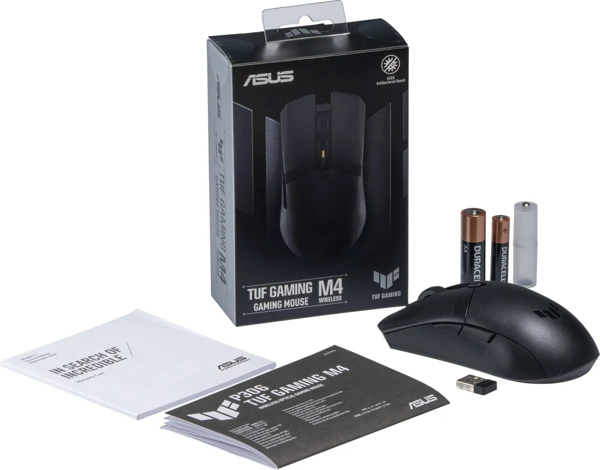 ASUS M4 Wireless Muis - 6 Knoppen - Zwart