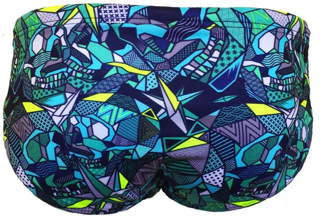 Turbo Skull Geo Zwemslip Blauw S Man - afbeelding 3 van 4