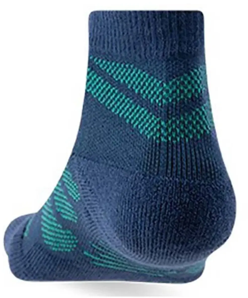 Injinji Ultra Run Mini-Crew Dames Sokken - Diep Blauw/Groen - afbeelding 2 van 6