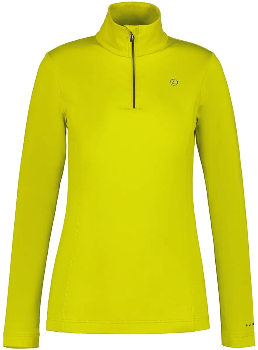 Luhta Hailuoto Fleece Met Halve Rits Geel XL Vrouw