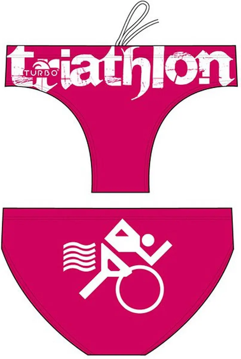 Turbo Triathlon Basic Zwemslip Roze XL Man
