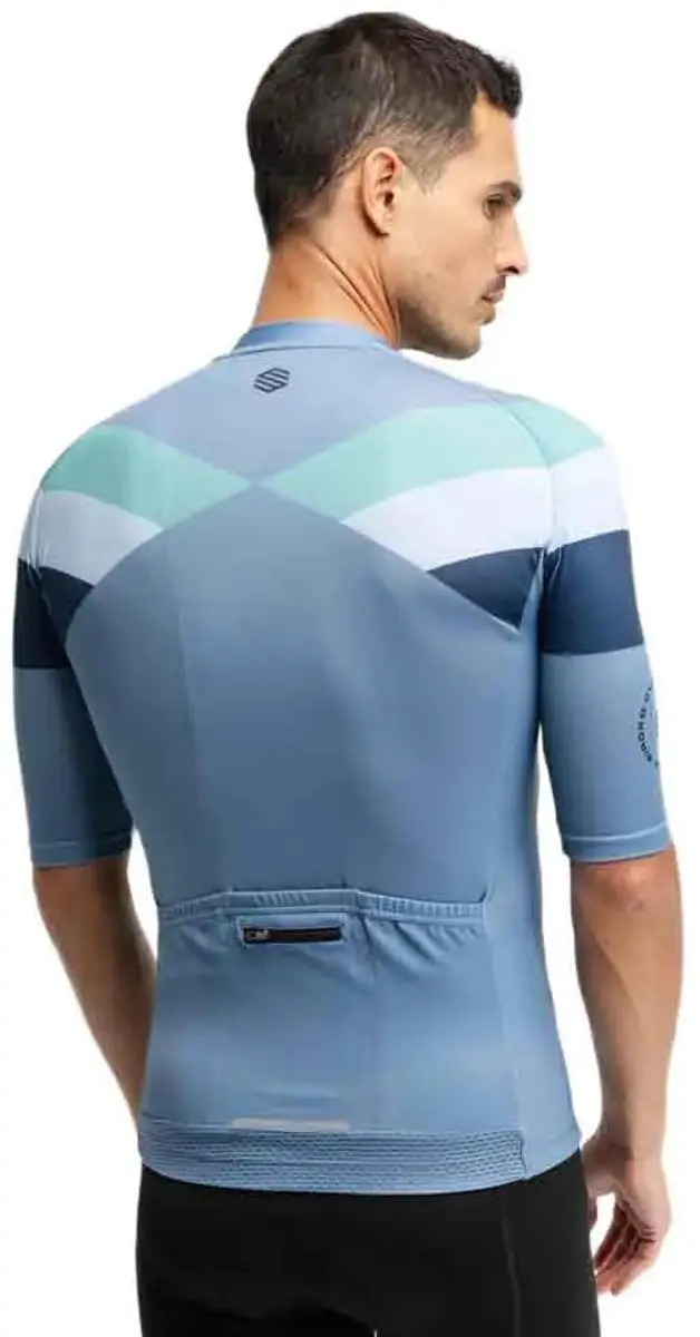 Siroko M2 Susten Korte Mouw Wielertrui Blauw - afbeelding 2 van 4