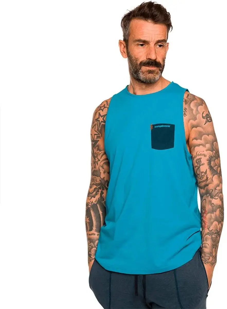 Trangoworld Anse Mouwloos T-shirt Blauw S Man