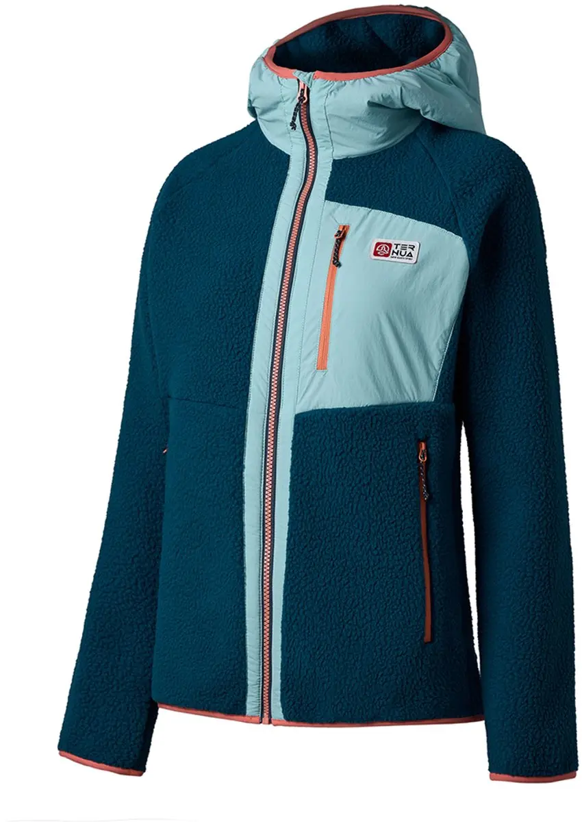 Ternua Triton Fleece Met Volledige Rits Blauw L Vrouw
