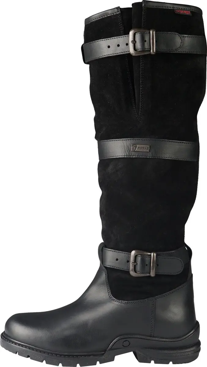 Horka Outdoorlaarzen Highlander Leer/suède Bruin/blauw Maat 44