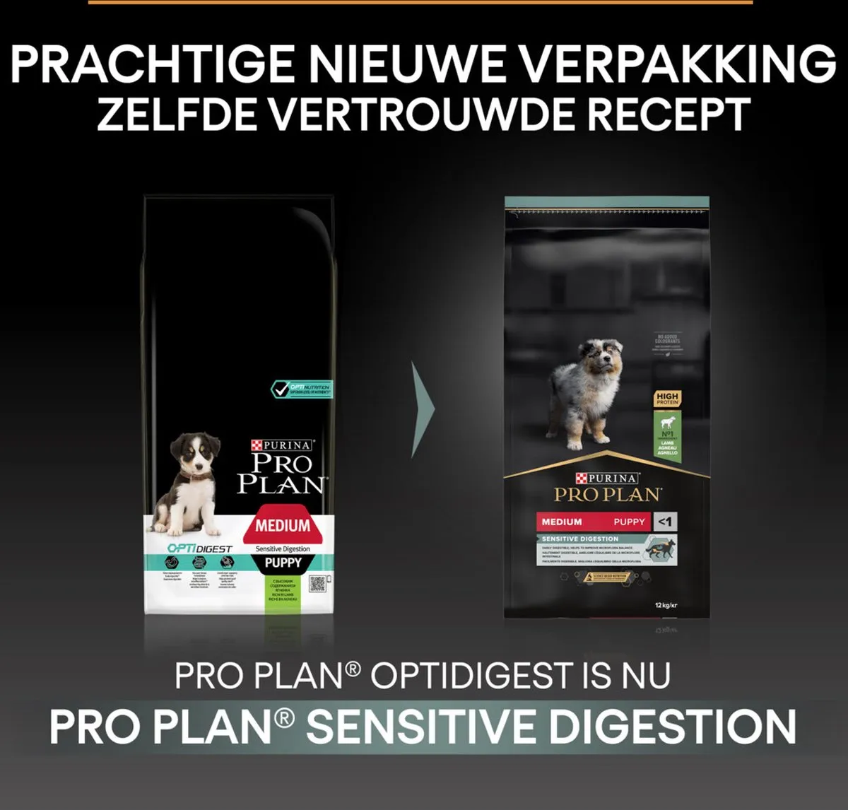 Pro Plan Dog Puppy Medium Breed Sensitive Digestion Lam - 12kg