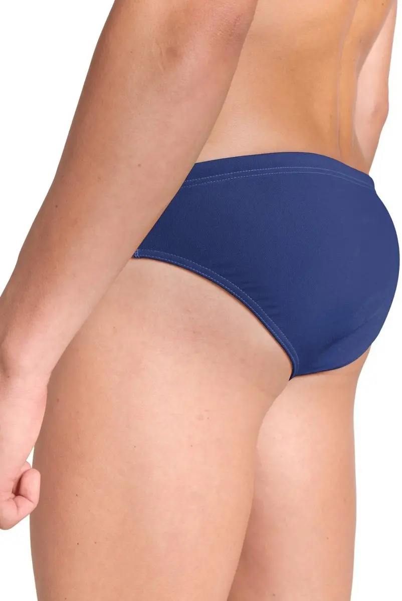 ARENA | M Team Swim Brief Solid navy-white (Maat - 100) - afbeelding 3 van 6