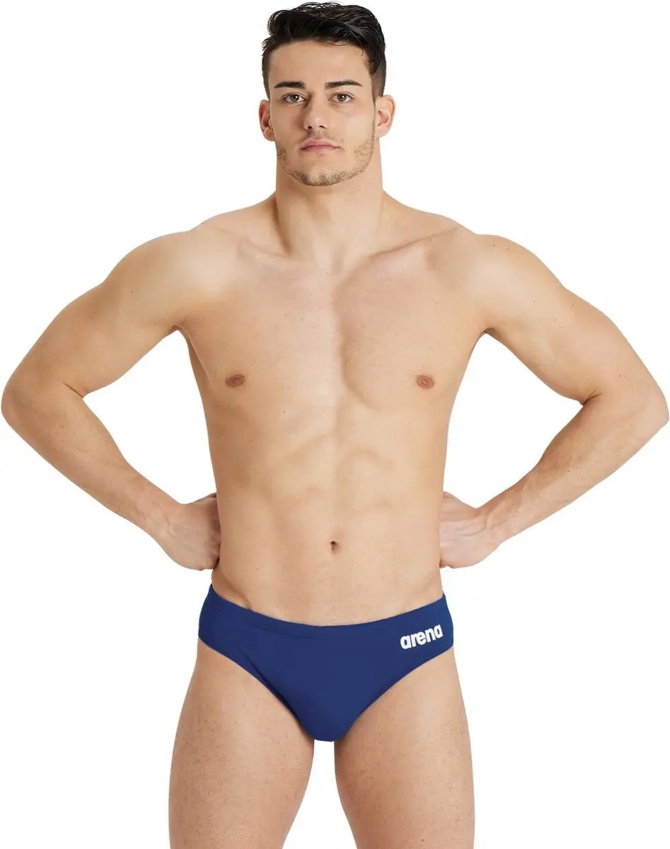 ARENA | M Team Swim Brief Solid navy-white (Maat - 100) - afbeelding 6 van 6