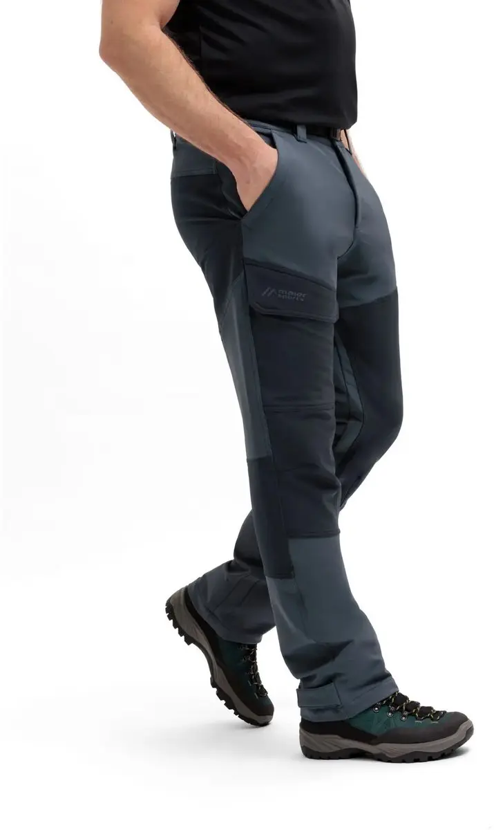 Maier Sports Fleeceflex Broek - Grijs/Zwart - Maat 50 - afbeelding 2 van 2