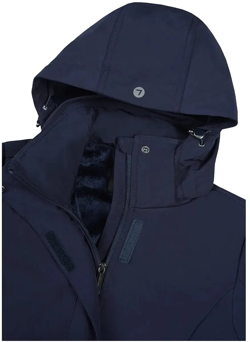 Luhta Iloniemi Dames Outdoorjas - Donkerblauw - afbeelding 3 van 6