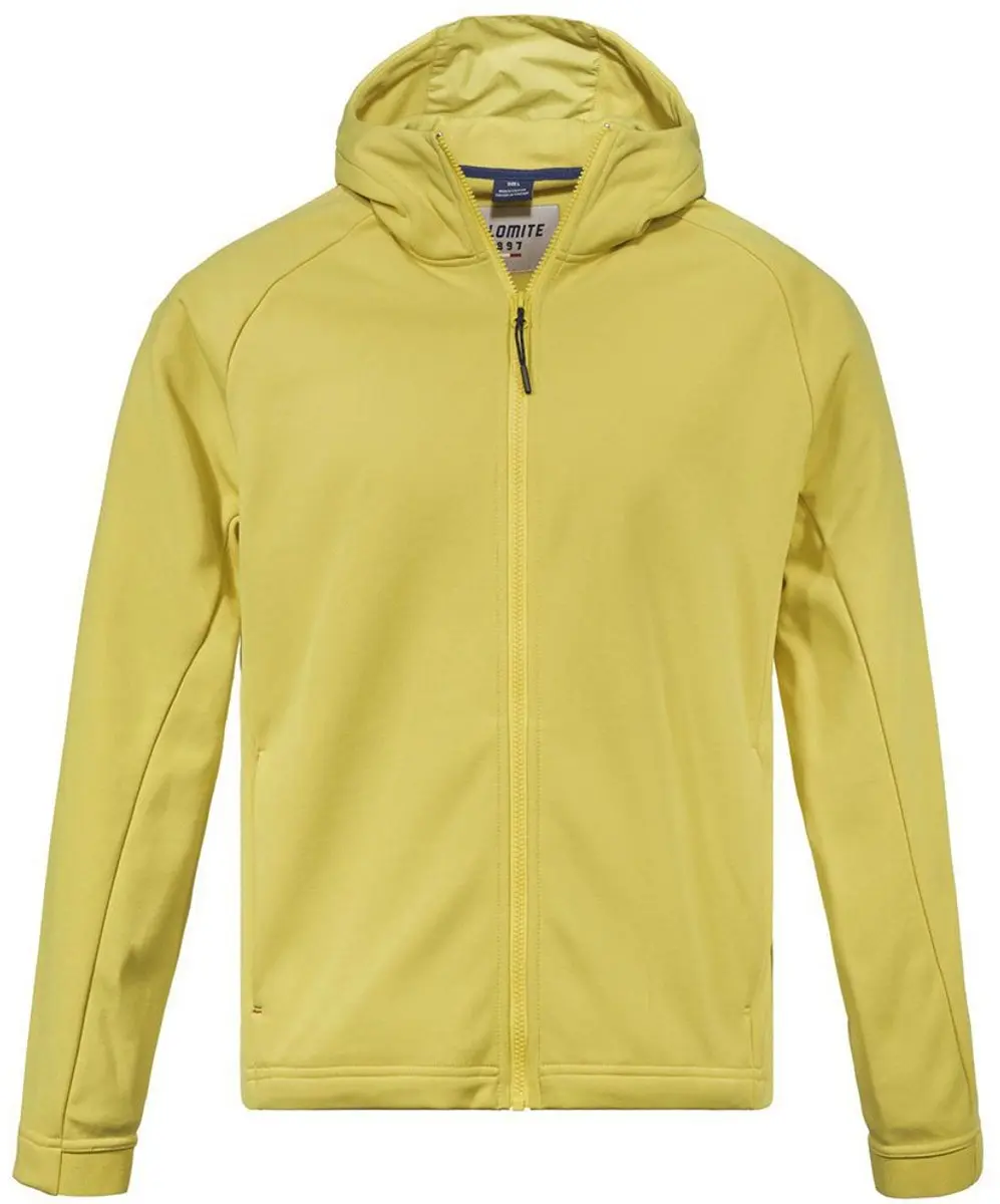 Dolomite Latemar Fleece Met Volledige Rits Geel S Man