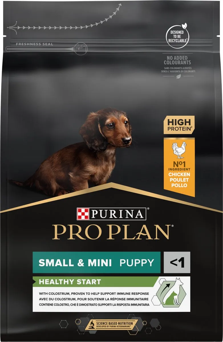 Pro Plan Healthy Start Puppy Small & Mini Droogvoer 3kg - Kip