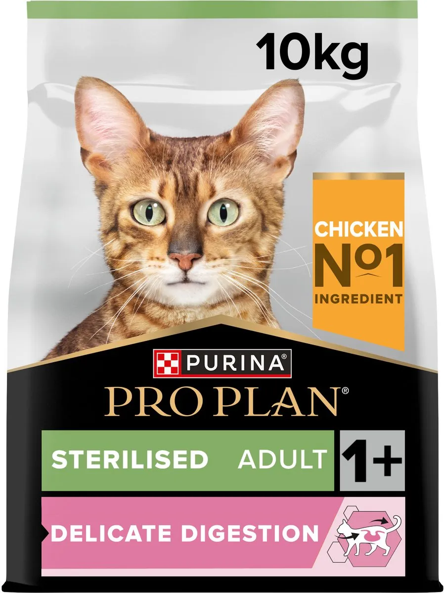 Pro Plan Sterilised Adult Delicate Digestion Kattenvoer 10kg - Kip