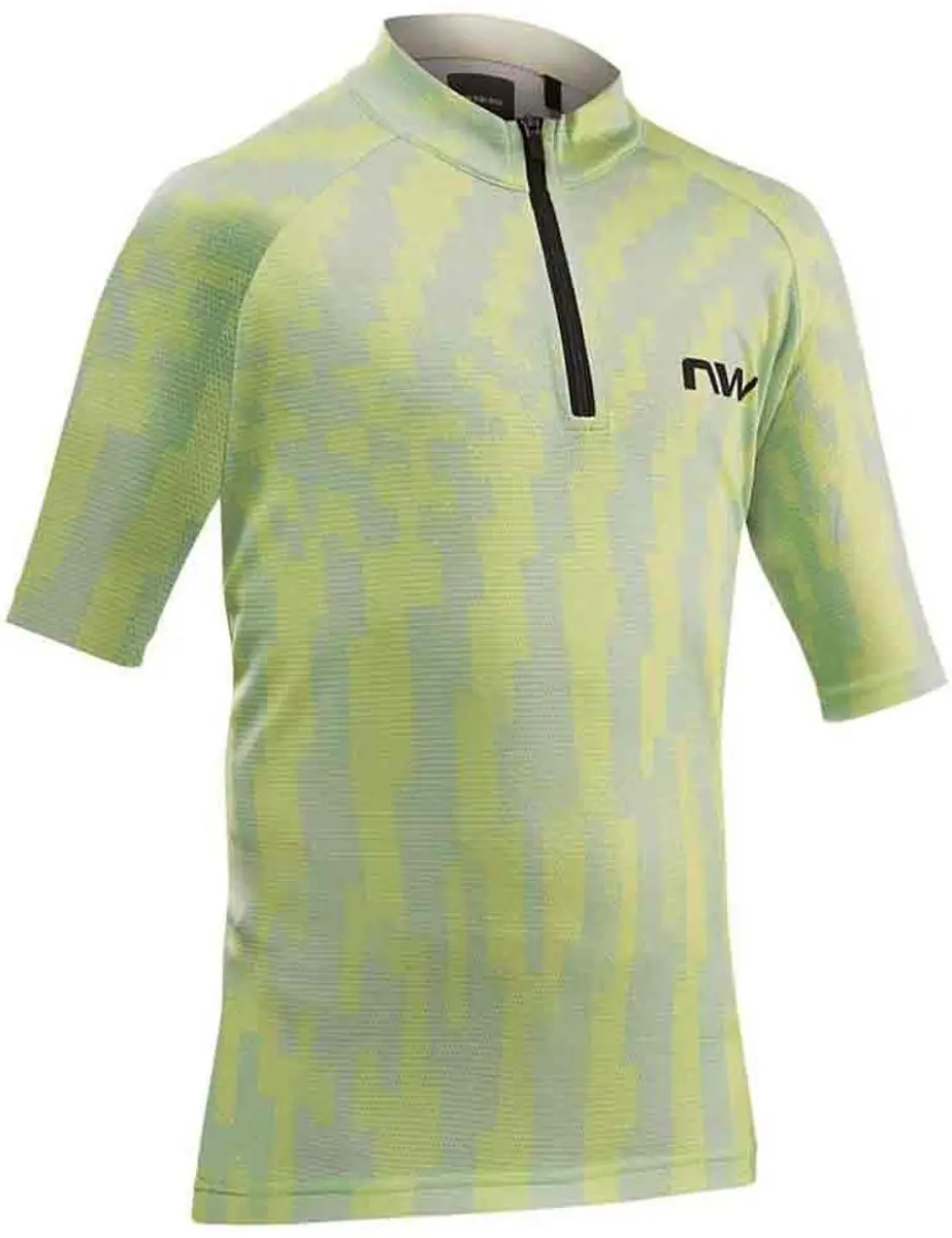Northwave Force Evo Kinder Wielertrui Korte Mouw - Geel - 6 Jaar - afbeelding 3 van 3