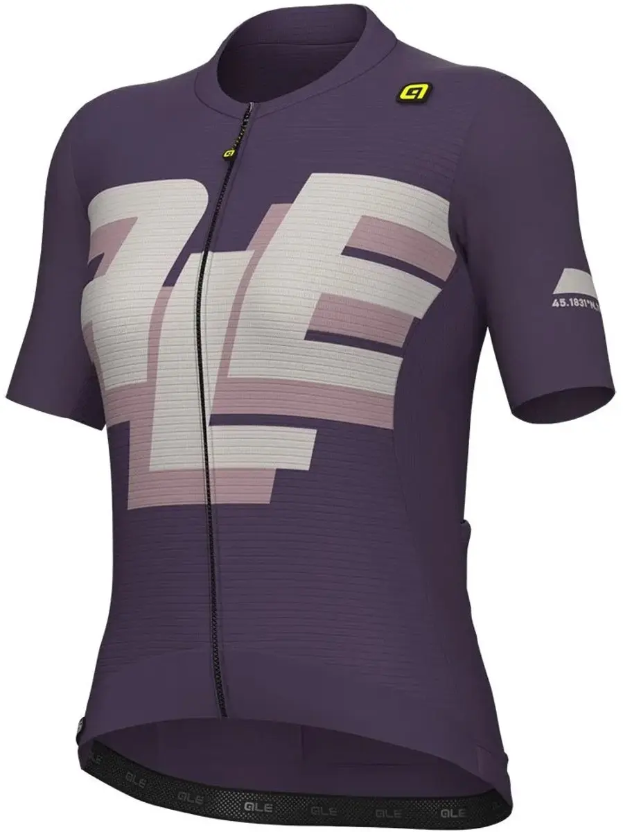 Alé Pr-E Sauvage Dames Wielertrui - Aubergine - L - afbeelding 5 van 6