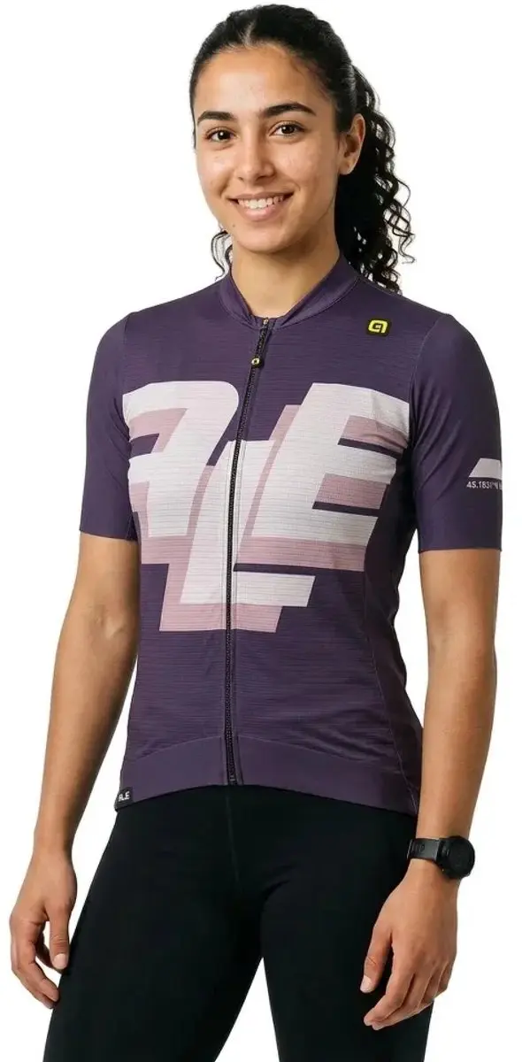 Alé Pr-E Sauvage Dames Wielertrui - Aubergine - L - afbeelding 6 van 6