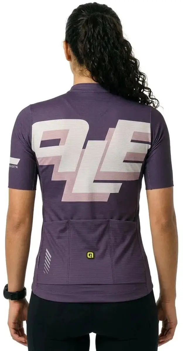 Alé Pr-E Sauvage Dames Wielertrui - Aubergine - L - afbeelding 3 van 6