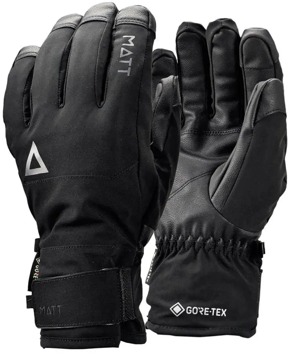 Matt Rob Gore-Tex Kinderskihandschoenen - Zwart - 6 Years - afbeelding 2 van 2