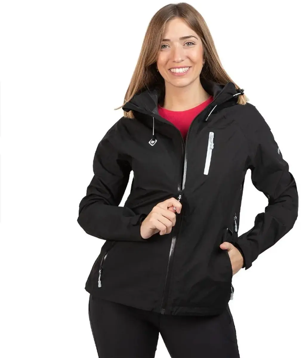 Izas Olson W Jas Zwart 2XL Vrouw