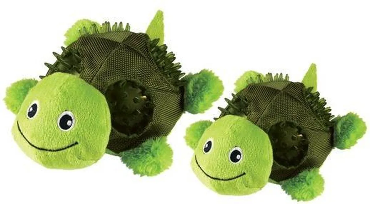 KONG Hondenknuffel Schildpad - 8x15x23cm Blauw