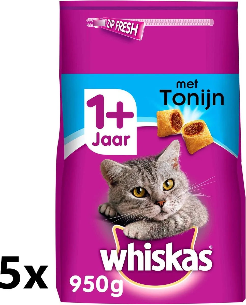 Whiskas Adult Tonijn Kattenvoer