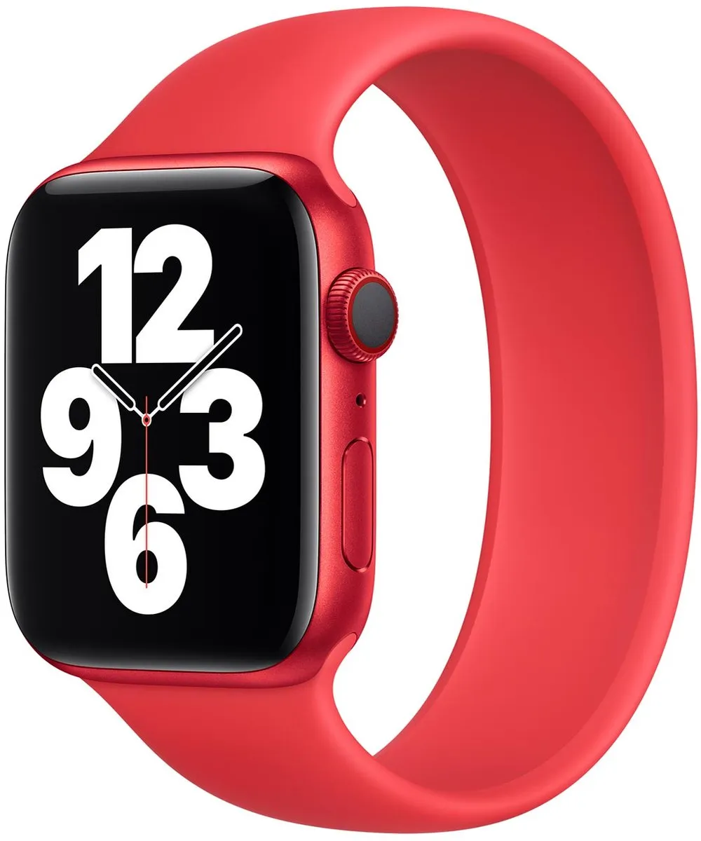 Apple Siliconen Solobandje Red