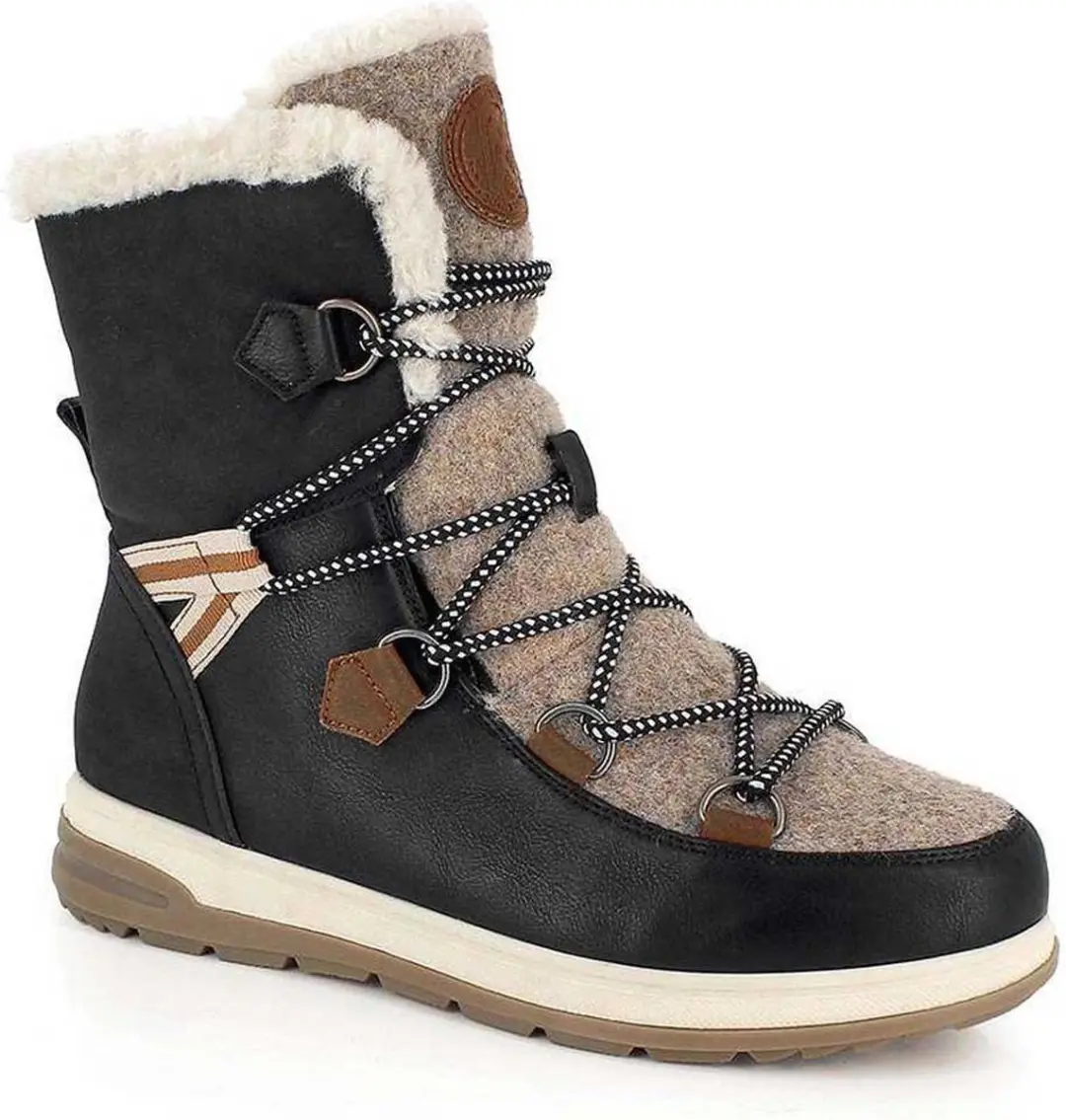 Kimberfeel Ebelya Sneeuwlaarzen Beige,Zwart EU 41 Vrouw