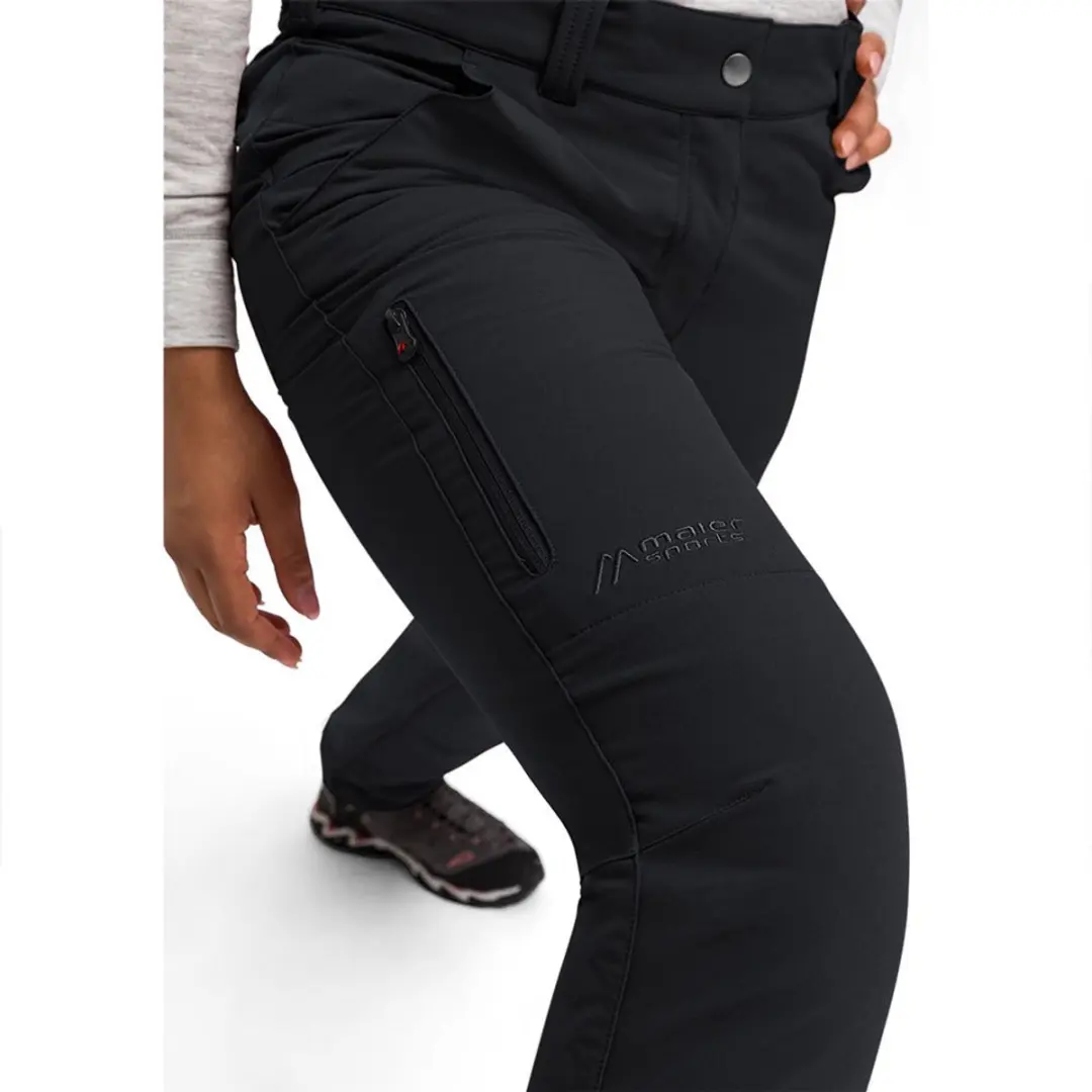 Maier Sports Helga Damesbroek - Zwart - M-L Long - afbeelding 4 van 6