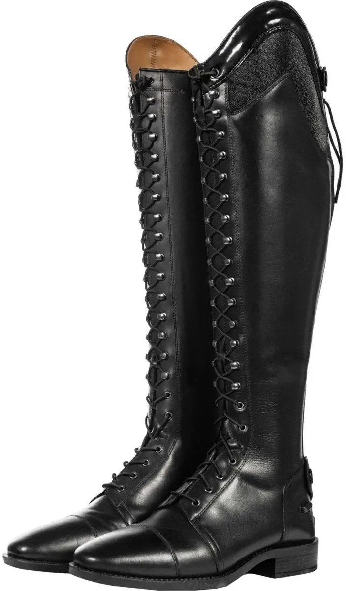 HKM Rijlaarzen Beatrice Black 42 Long Narrow