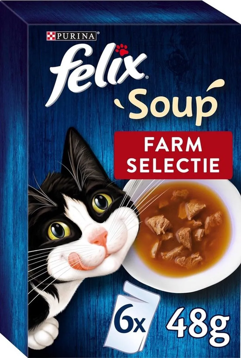 Felix Soup Vlees Selectie Kattenvoer Natvoer