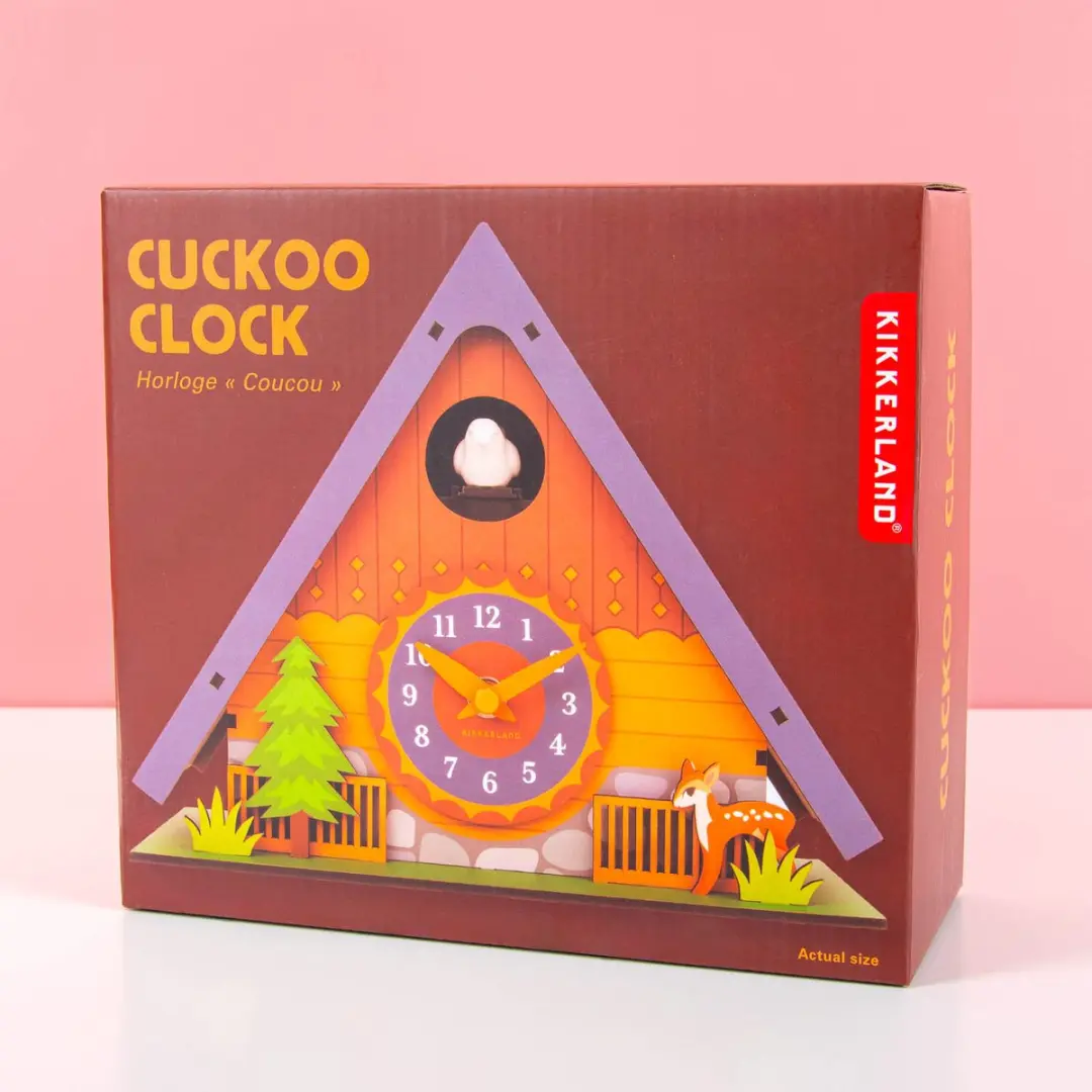 Kikkerland Cuckoo Clock Tafelklok CL66 - afbeelding 2 van 4