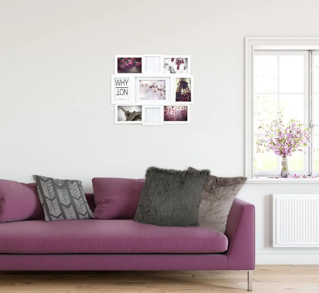 Nielsen Moderne 9-delige Fotolijst Collage Wit - afbeelding 3 van 3