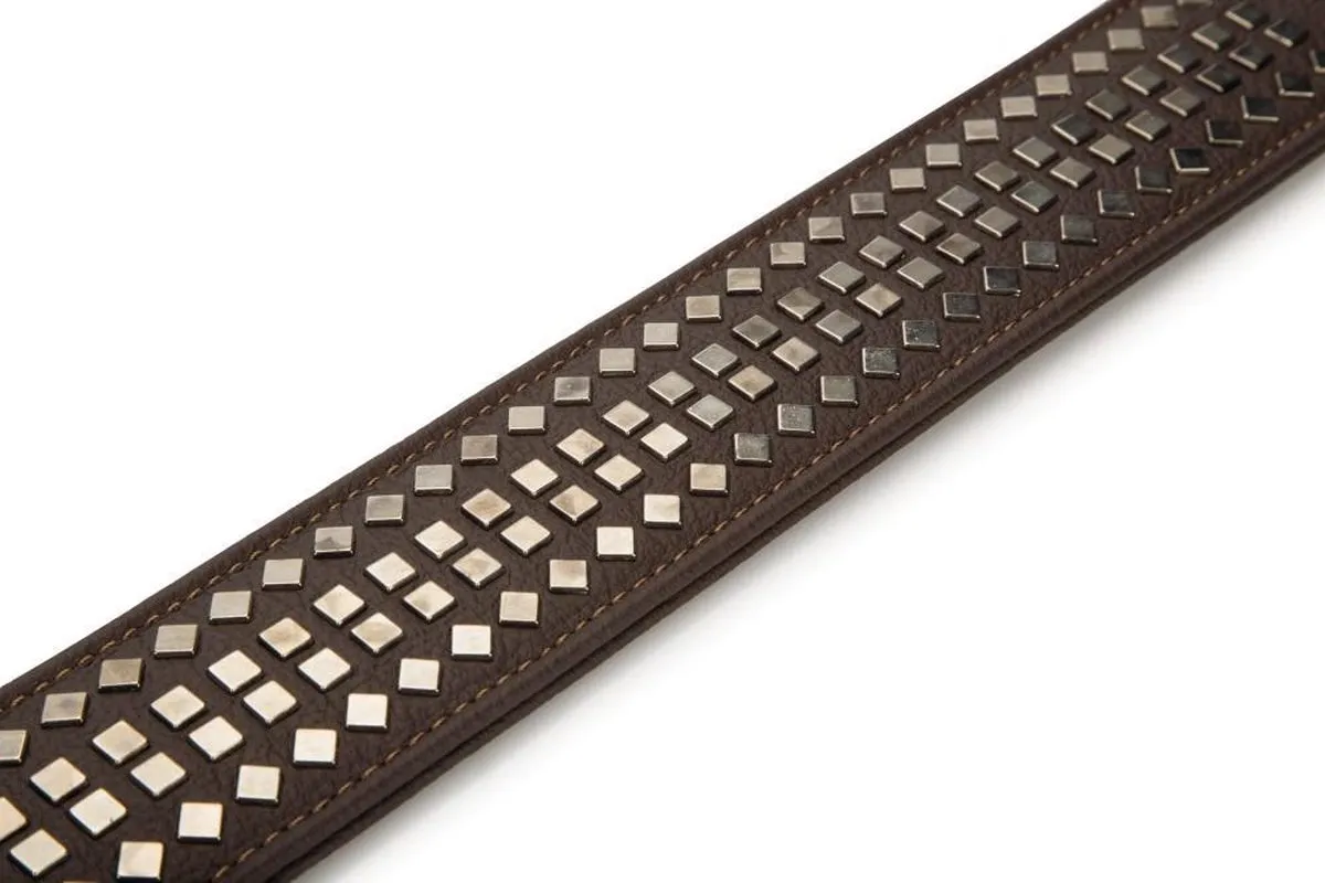 Beeztees Vintage Hondenhalsband - Bruin - 53-59cm x 50mm