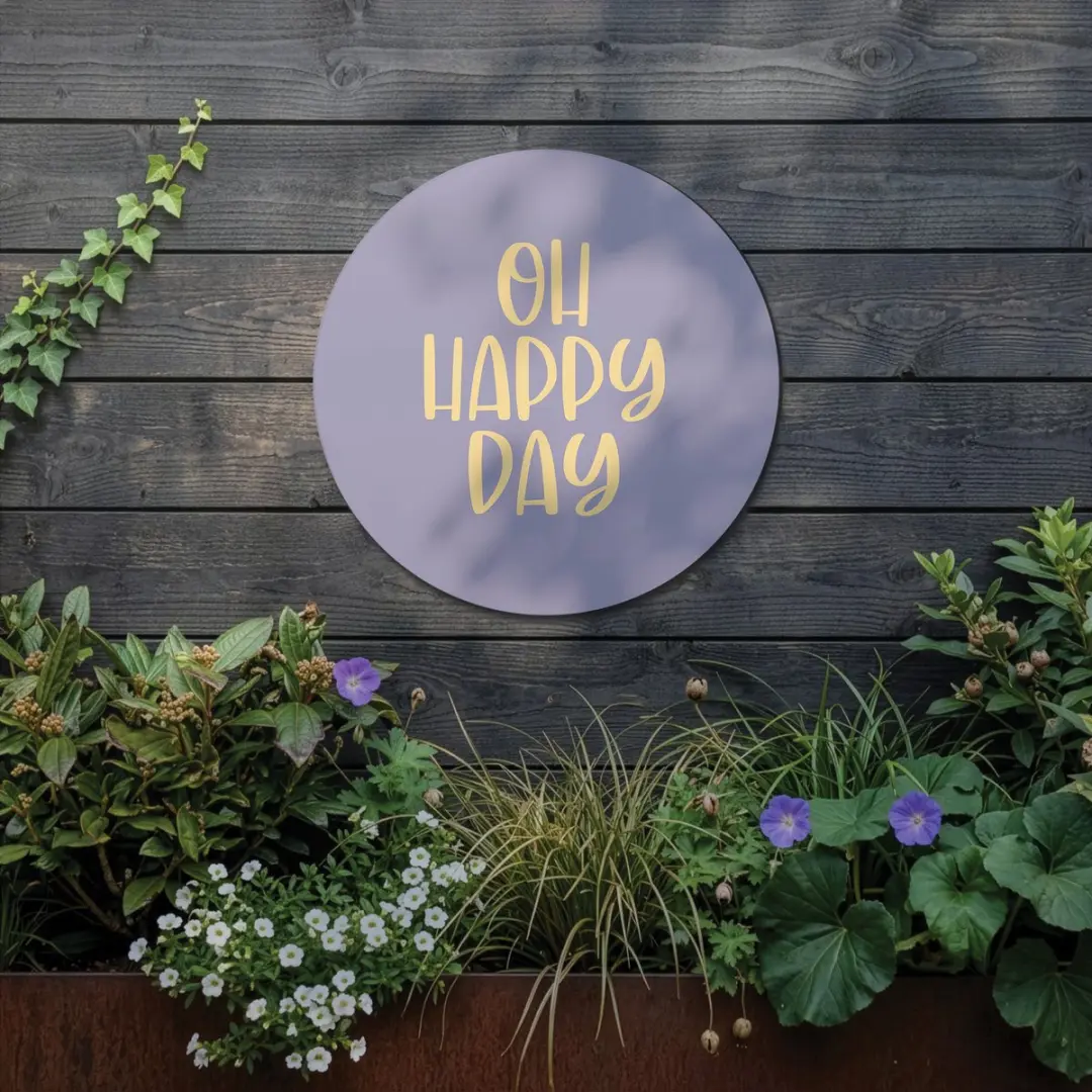 Tuincirkel Oh Happy Day