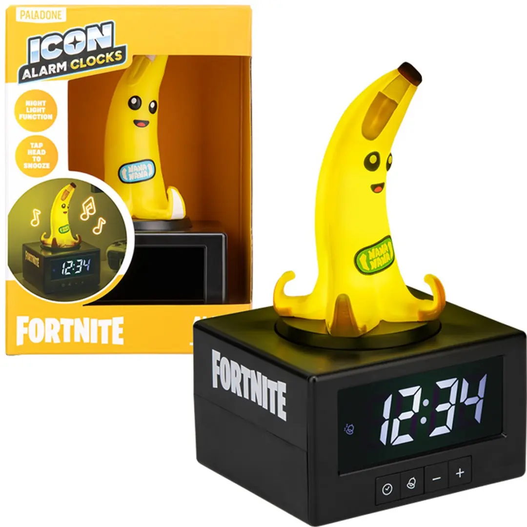 Paladone Fortnite Peely Icon Wekker - Tap-to-Snooze - afbeelding 5 van 6