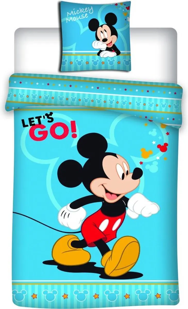 Disney Mickey Dekbedovertrek 140x200cm