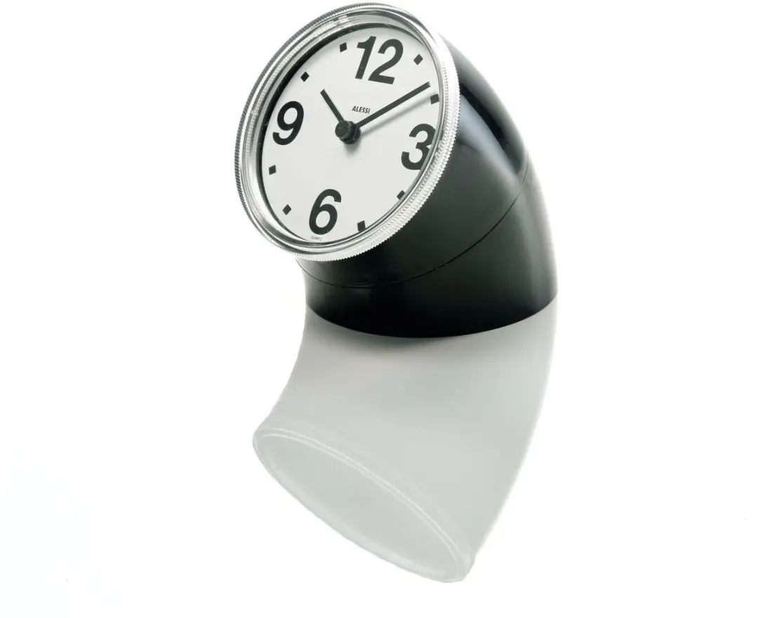 Alessi Cronotime Tafelklok - Zwart - afbeelding 2 van 3