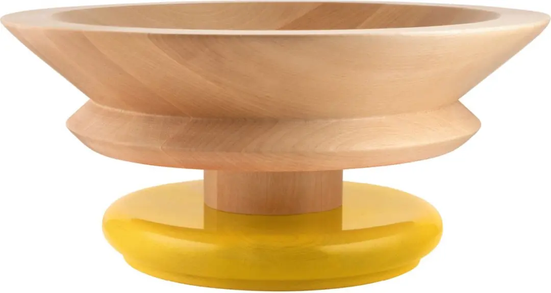 Alessi Twergi Centrepiece Schaal Geel