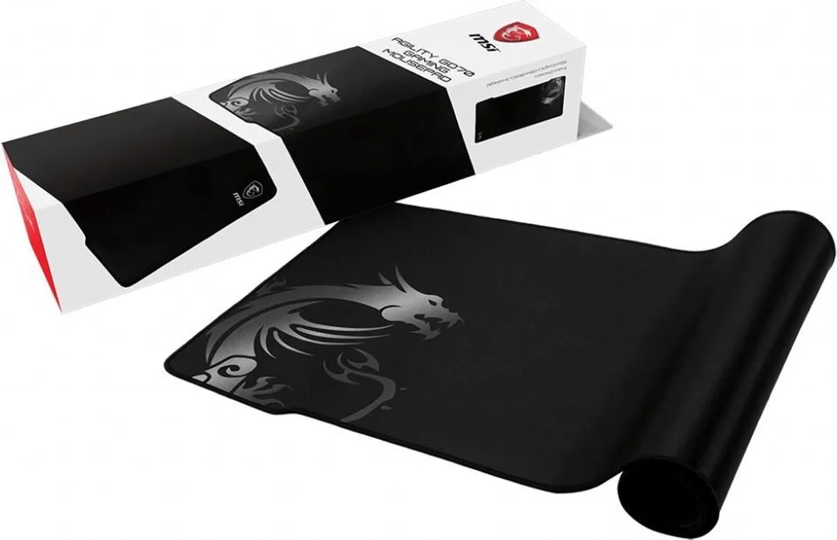 MSI Agility GD70 Gaming Muismat 90x40cm - Grijs