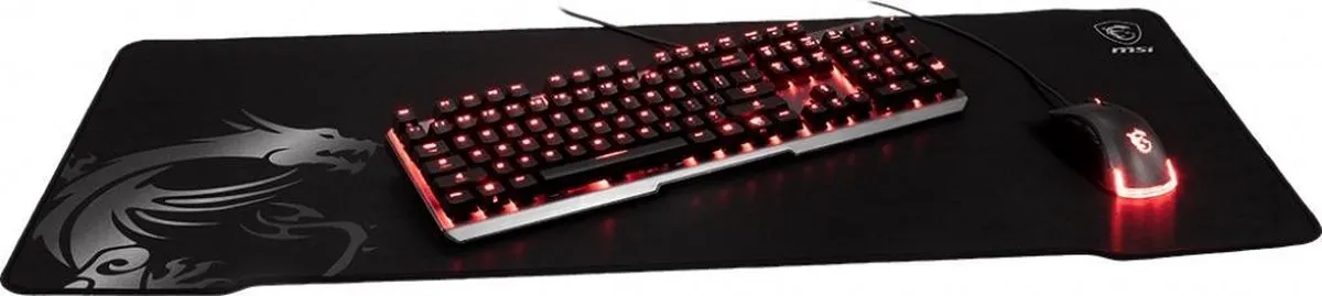MSI Agility GD70 Gaming Muismat 90x40cm - Grijs