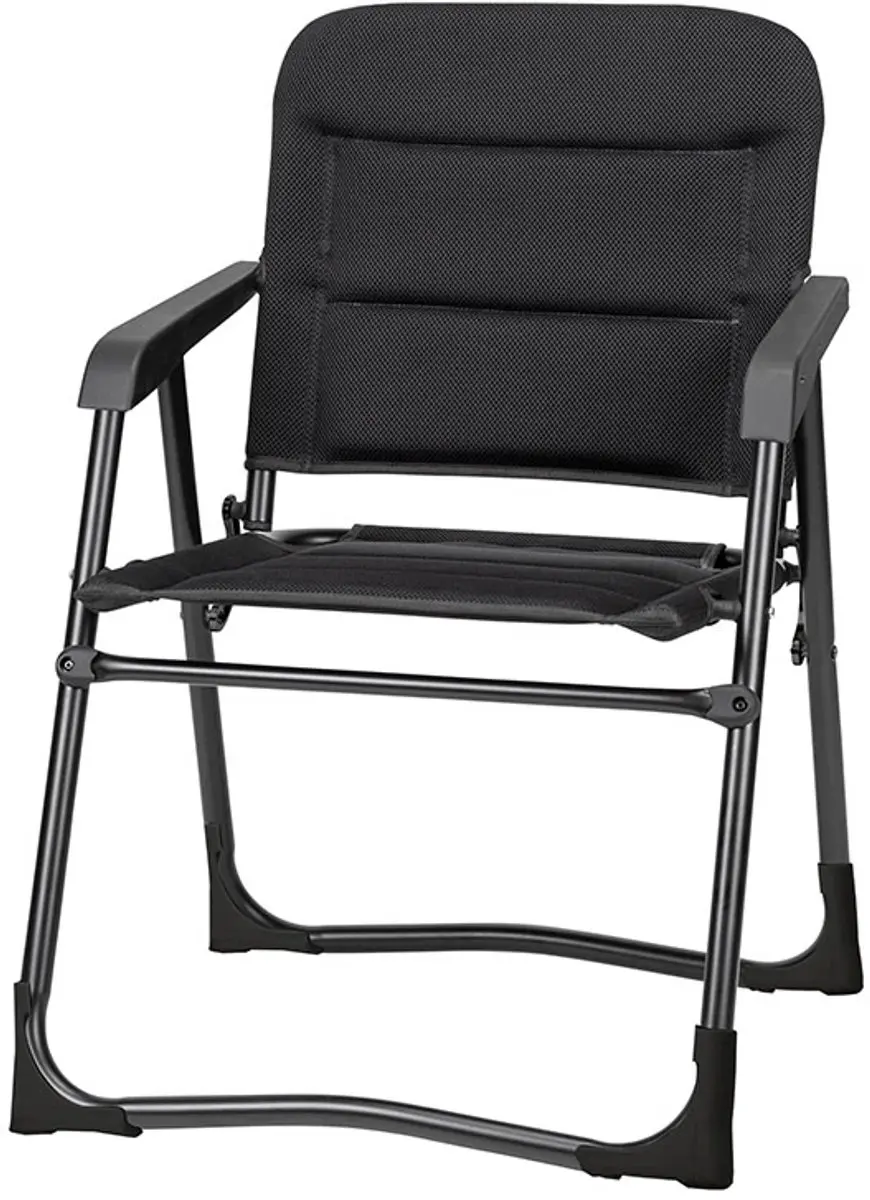 Brunner Aravel Vanchair Campingstoel 120kg - Zwart - afbeelding 6 van 6