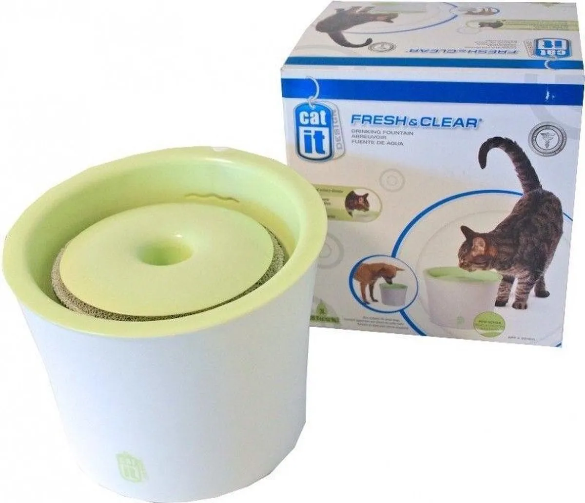 Catit Senes Drinkfontein - Kat - Wit Groen - 3L