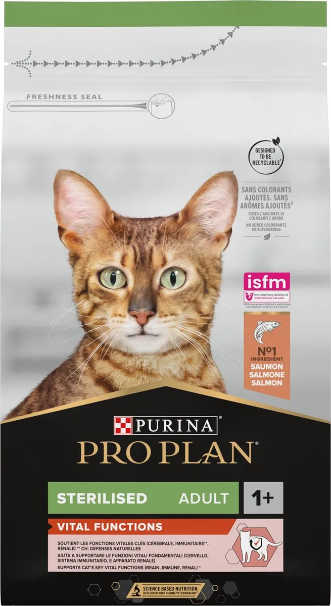 Pro Plan Sterilised Adult Kattenvoer - Zalm 1.5kg