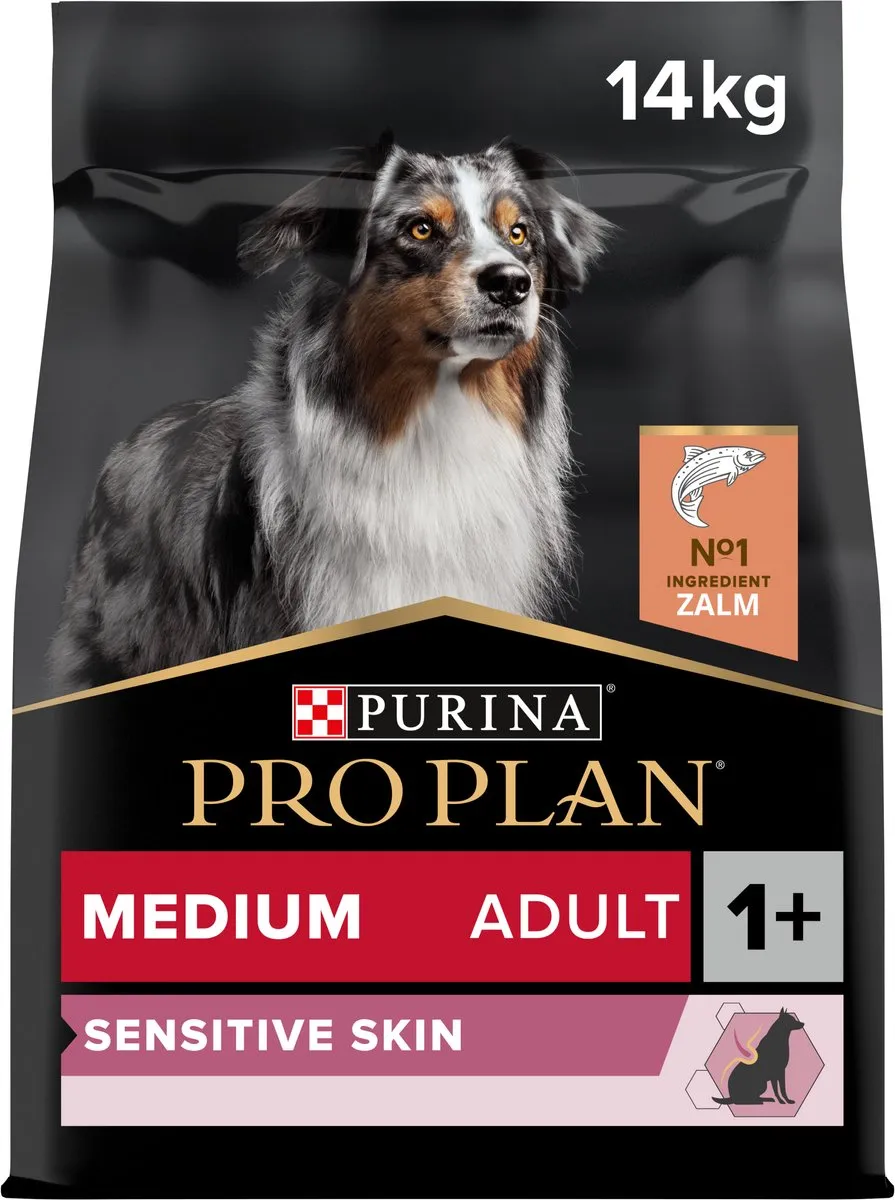Pro Plan Sensitive Skin Medium Adult Hondenvoer Zalm 14kg